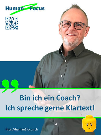 Alex Brunner stellt die Frage "Bin ich ein Coach? - Ich spreche gerne Klartext!"