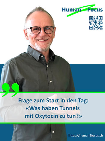 Frage zum Start in den Tag: «Was haben Tunnels mit Oxytocin zu tun?»