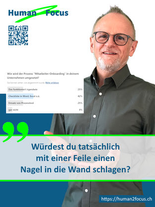 Würdest du tatsächlich mit einer Feile einen Nagel in die Wand schlagen?