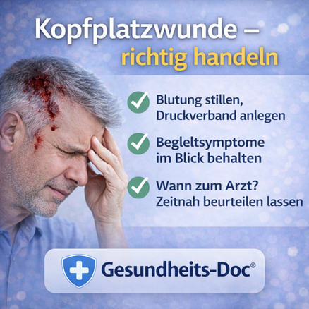 Kopfplatzwunde