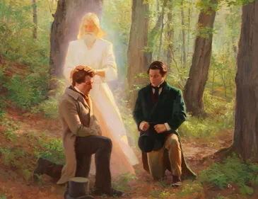 John the Baptist Ordaining Joseph and Oliver (JS-H 1:66-75)