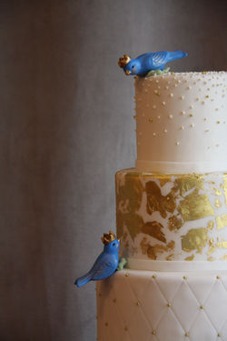 Blue Love Birds - Detail