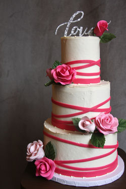 Ribbons and roses