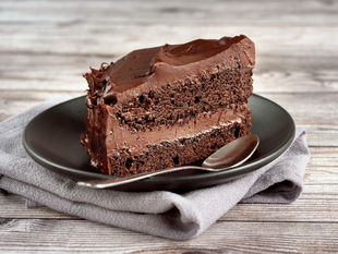 Expresso Chocolate Cake with Mocha Frosting (Gluten-Free) ©