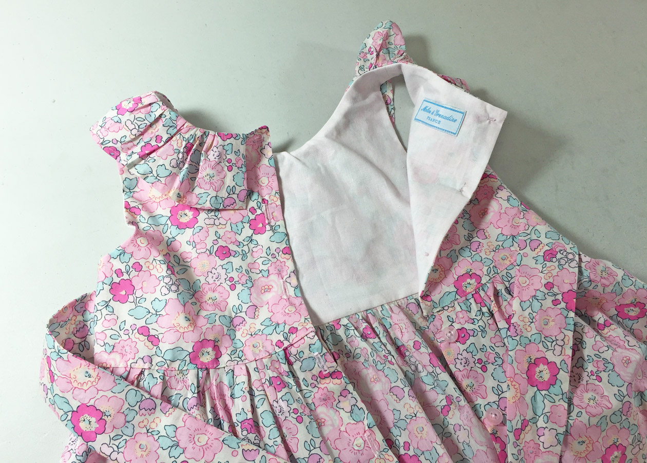Robe Jeanne frou-frou (détail)