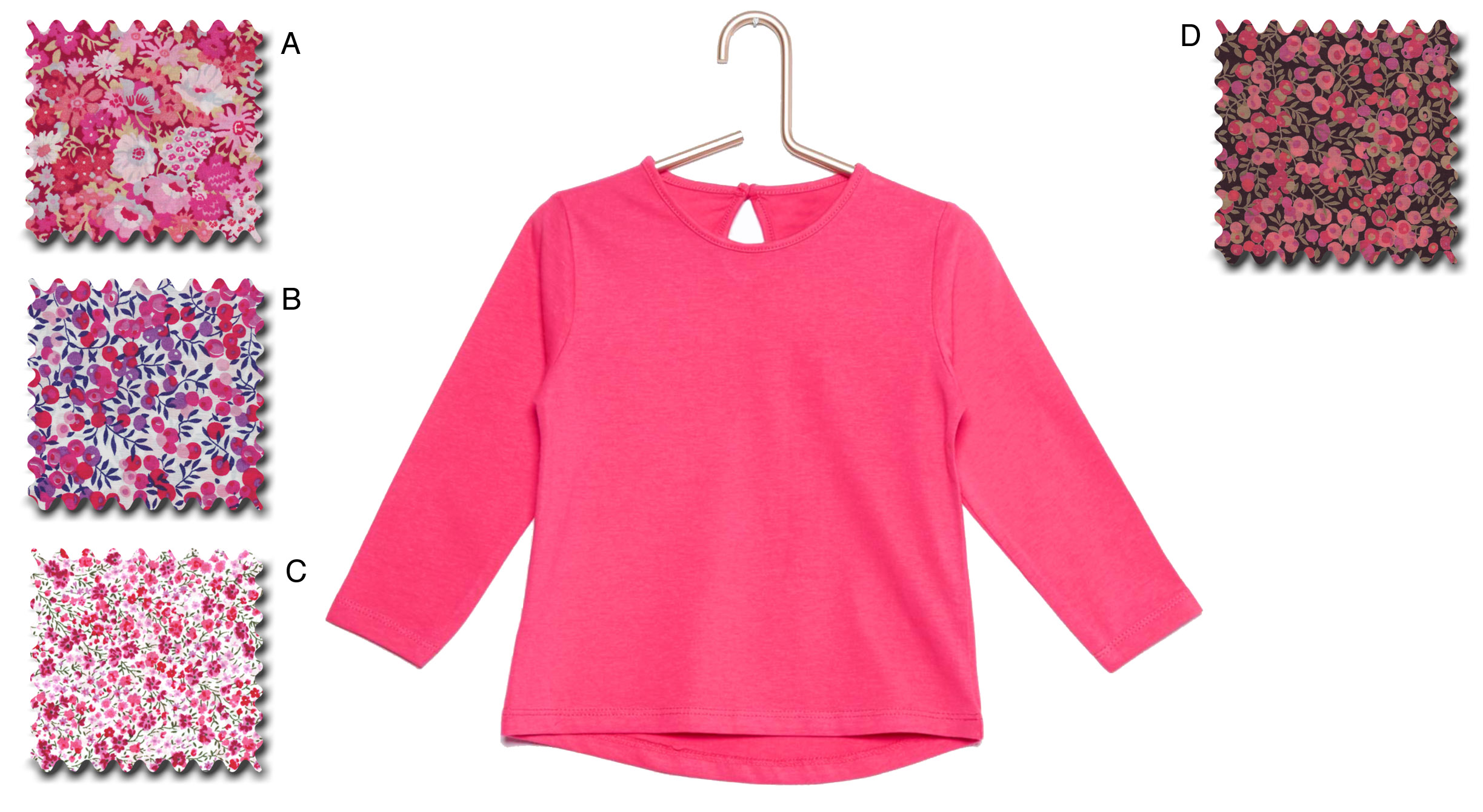 T shirt azalée
