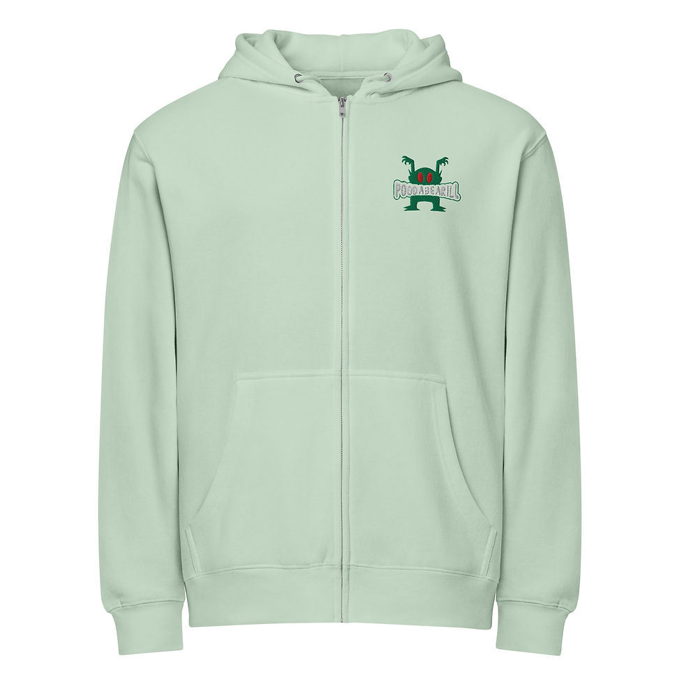 Thumbnail: poodabearill logo Premium full zip hoodie
