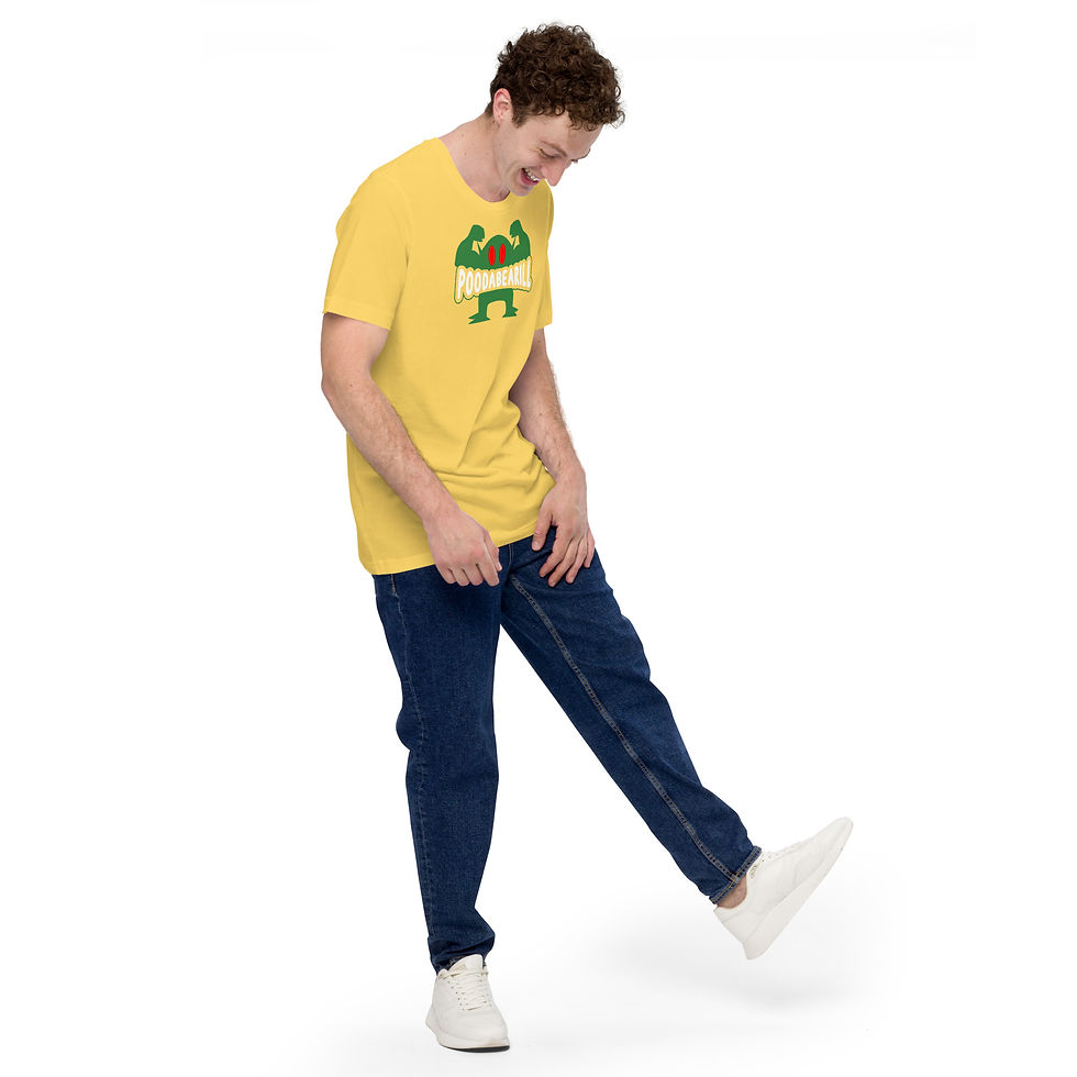 Thumbnail: Buff poodabearill Logo Unisex t-shirt