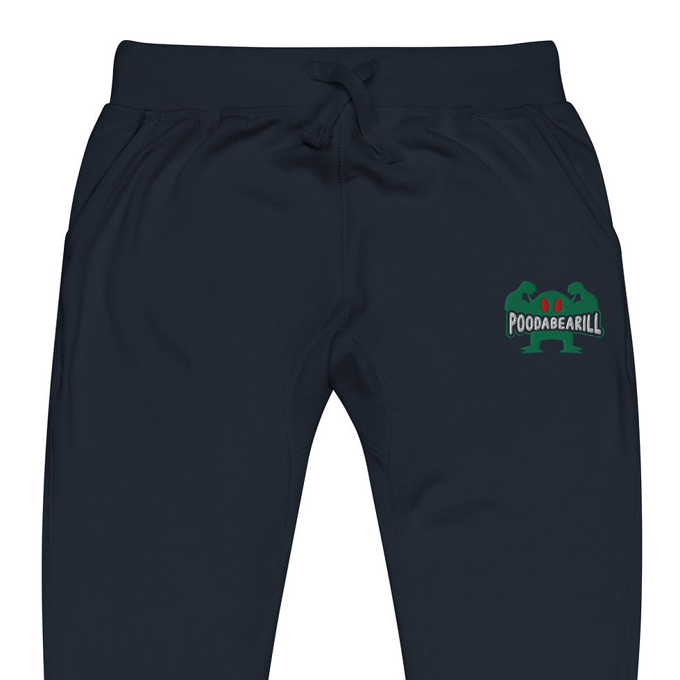 Thumbnail: poodabearill buff logo Unisex fleece sweatpants
