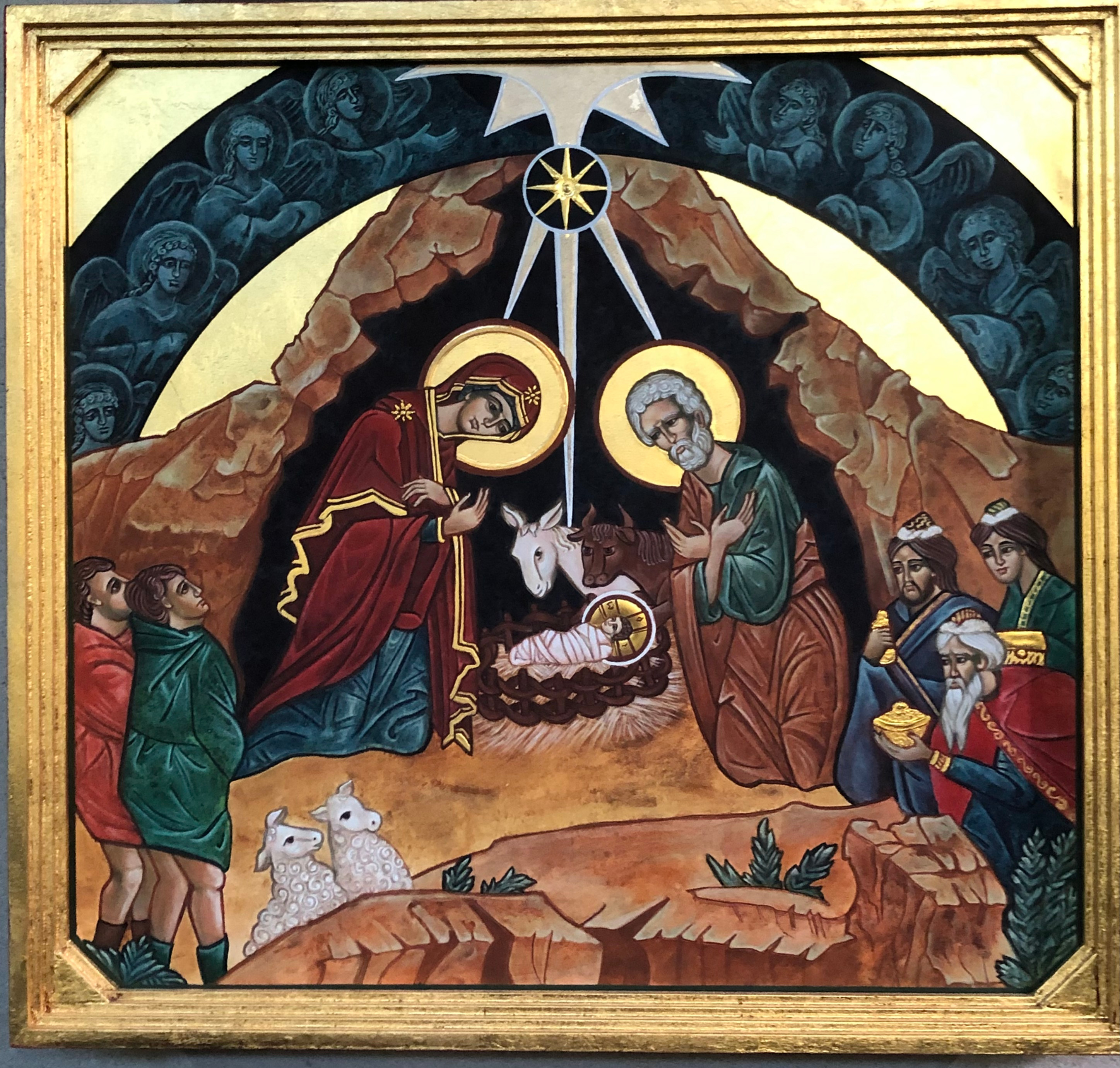 The Nativity by commission only $2600
