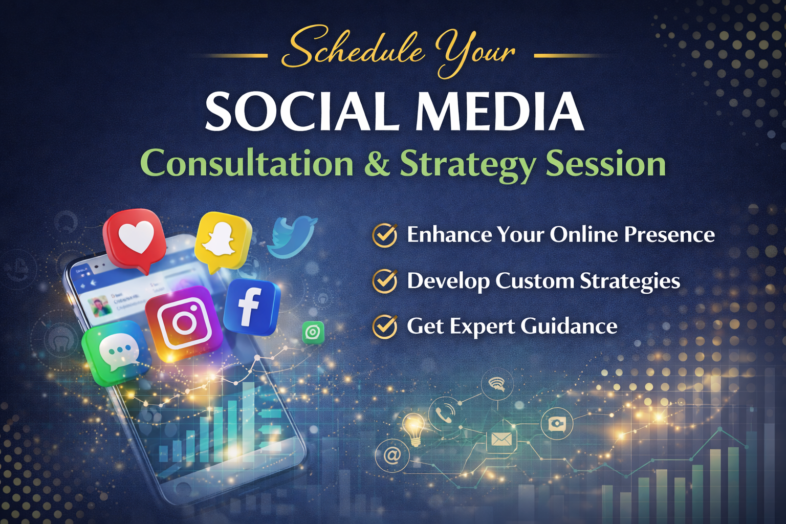 A computer showing webinar examples