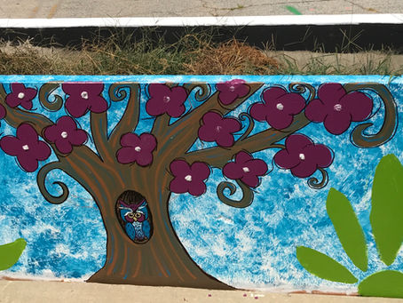 9 hours down...and counting! Trena worked on the focal point of the design today...bringing out her