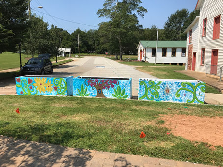 Features and Affiliations for Artist, Trena Myers...featured on Braselton Facebook for her finished