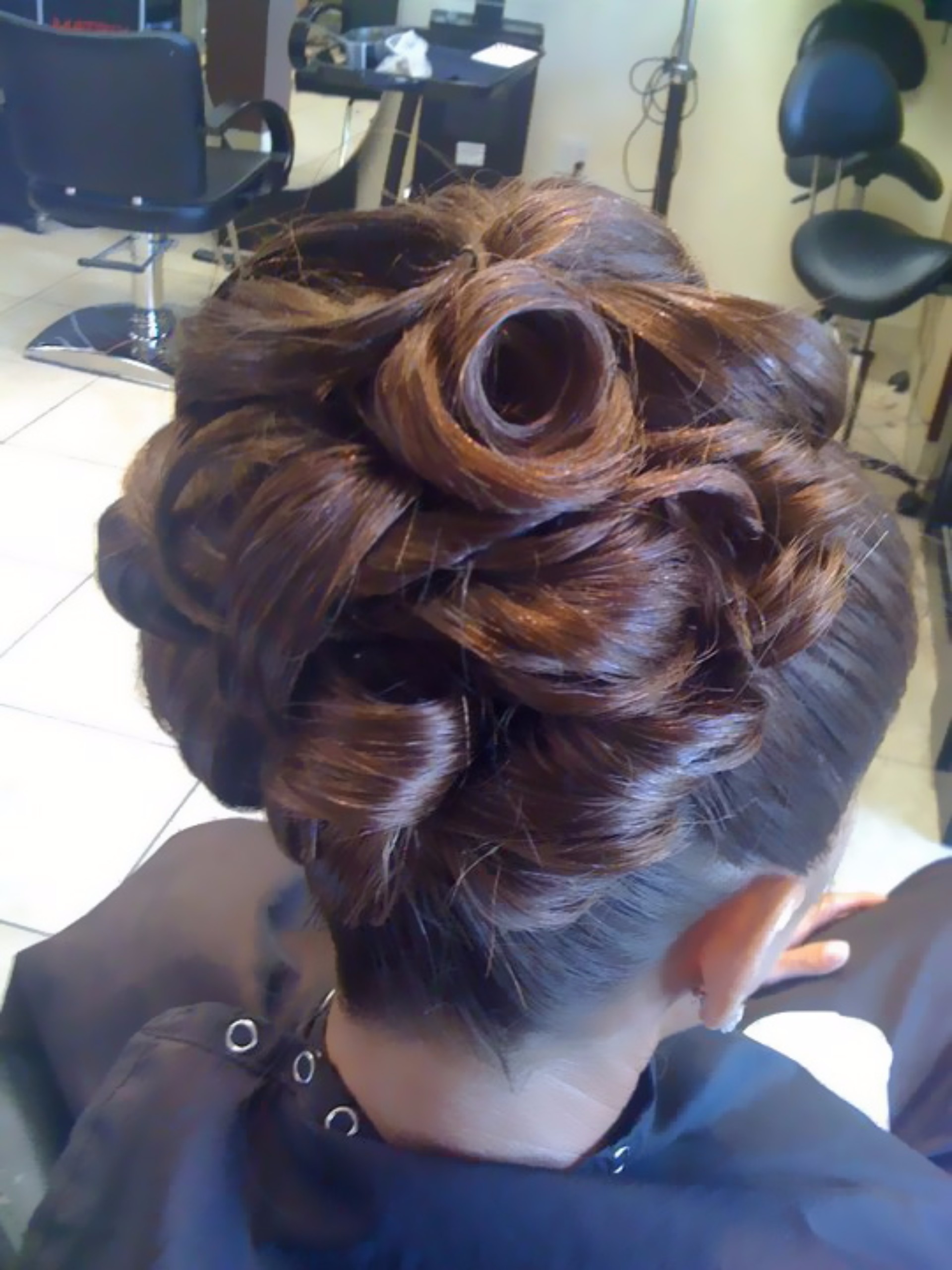 Top View Barrel Curls