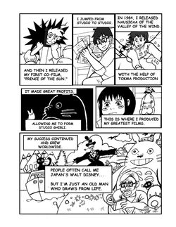 Hayao Miyazaki Comic