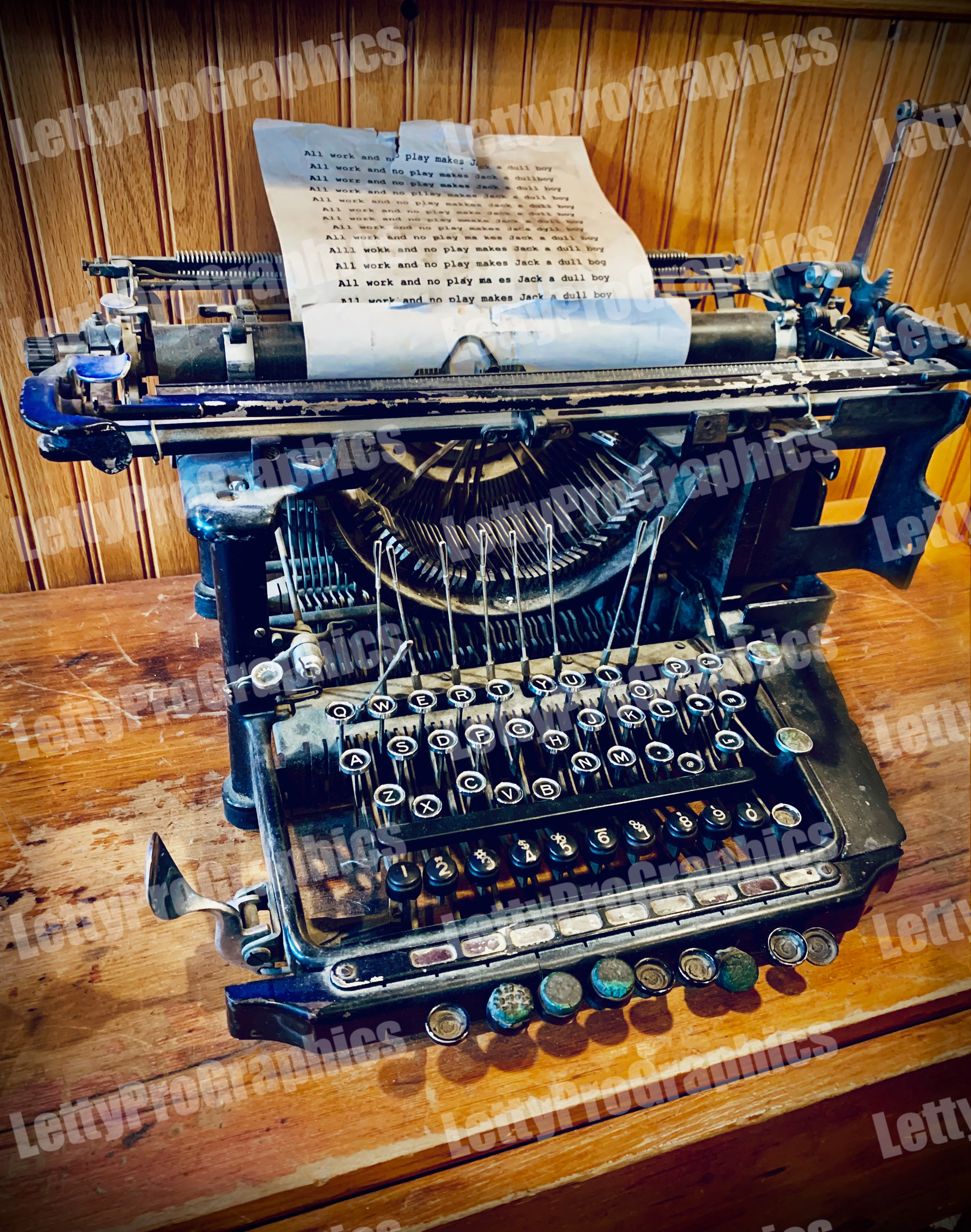 Stanley Hotel Typewritter
