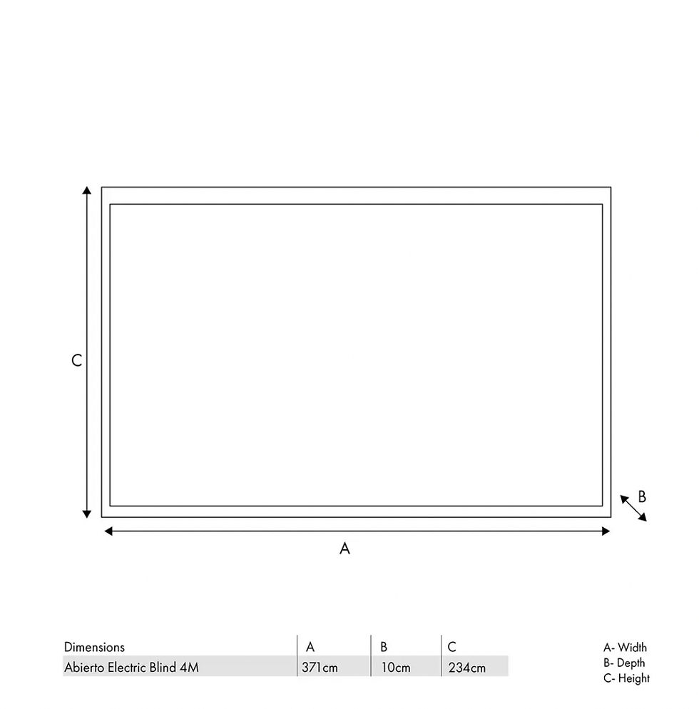 Thumbnail: Soleil Pergo de’luxe Electric Remote Control Zip Drop Side Blind / Screen – Grey