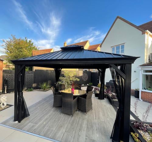 SOJAG Monaco 12x12 Galvanised Roof Gazebo meredew-stores