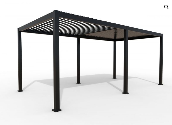 Knightsbridge 3m x 6m Gazebo Louvered 