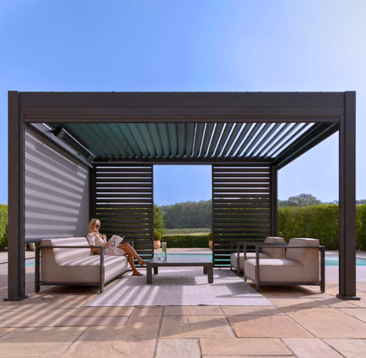 Highline Deluxe Electric  Roof with Led Lights -  3m x 4m | 4m x4m
