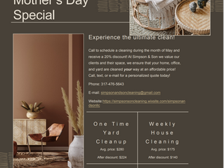 Mother's Day Special!