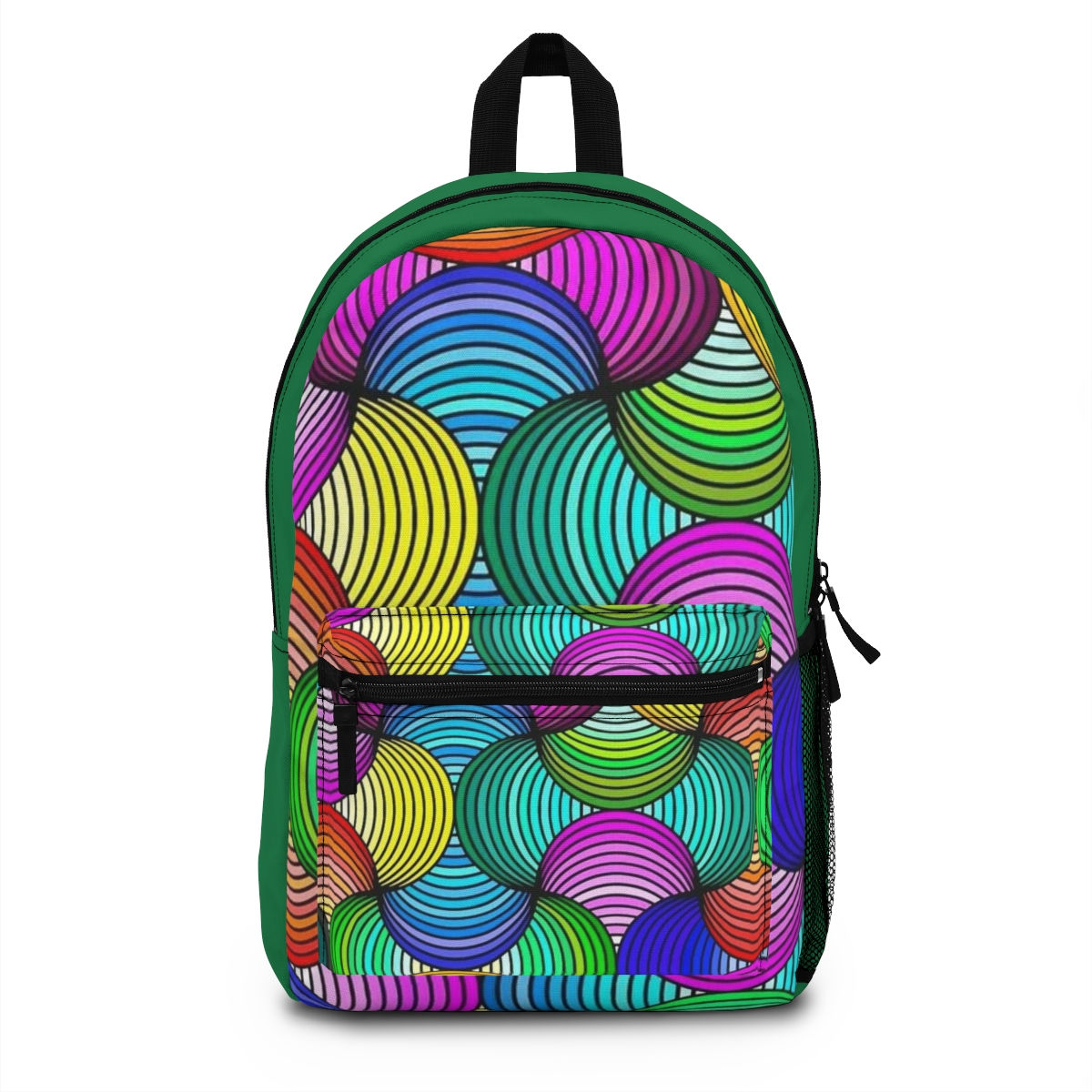 Backpack.Sturdy bag for books, a student's trusted companion.