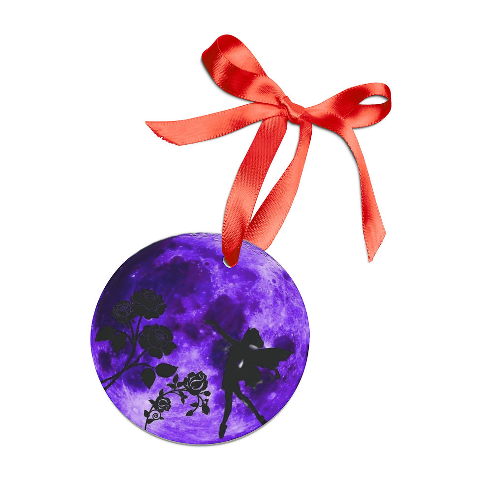 Thumbnail: Acrylic Ornament with Ribbon