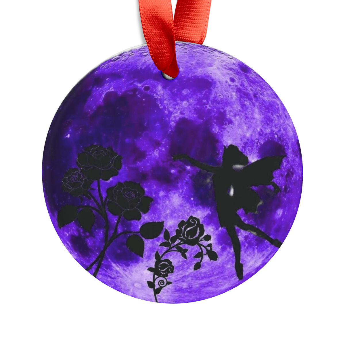 Acrylic Ornament with Ribbon
