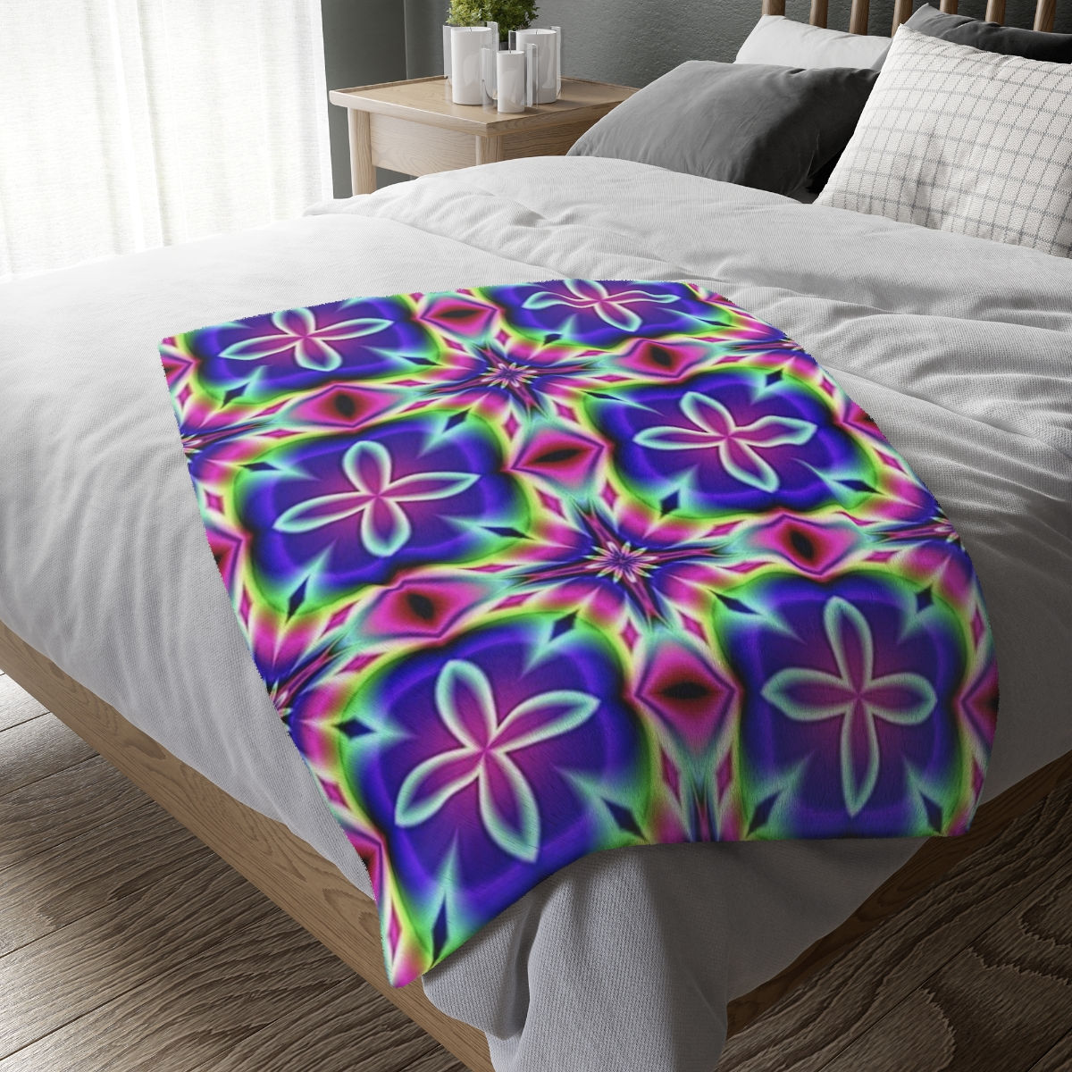 Velveteen Minky Blanket (Two-sided print)