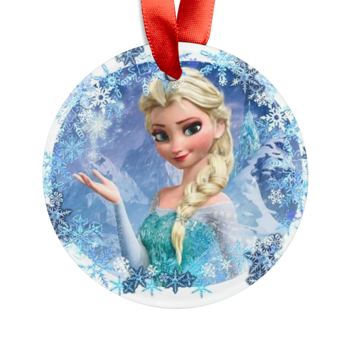 Acrylic Ornament with Ribbon