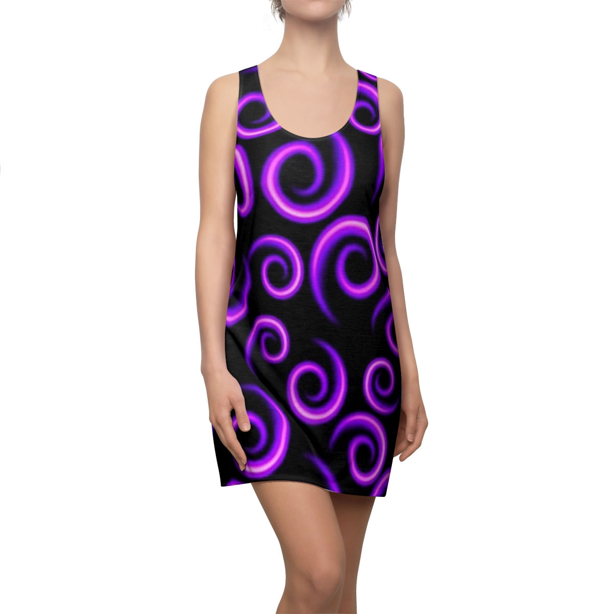 Women's Cut & Sew Racerback Dress (AOP)