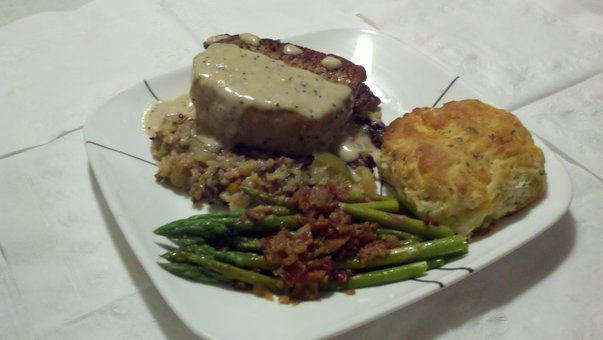 Pork Chop w/ Mustard Cream Sauce
