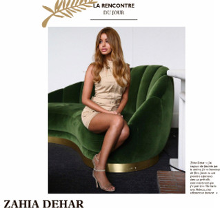 Rencontre du jour dans Nice-Matin : Zahia Dehar