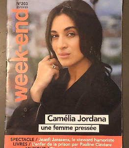 Camelia Jordana, une femme pressée dans le supplément Weekend de Nice-Matin