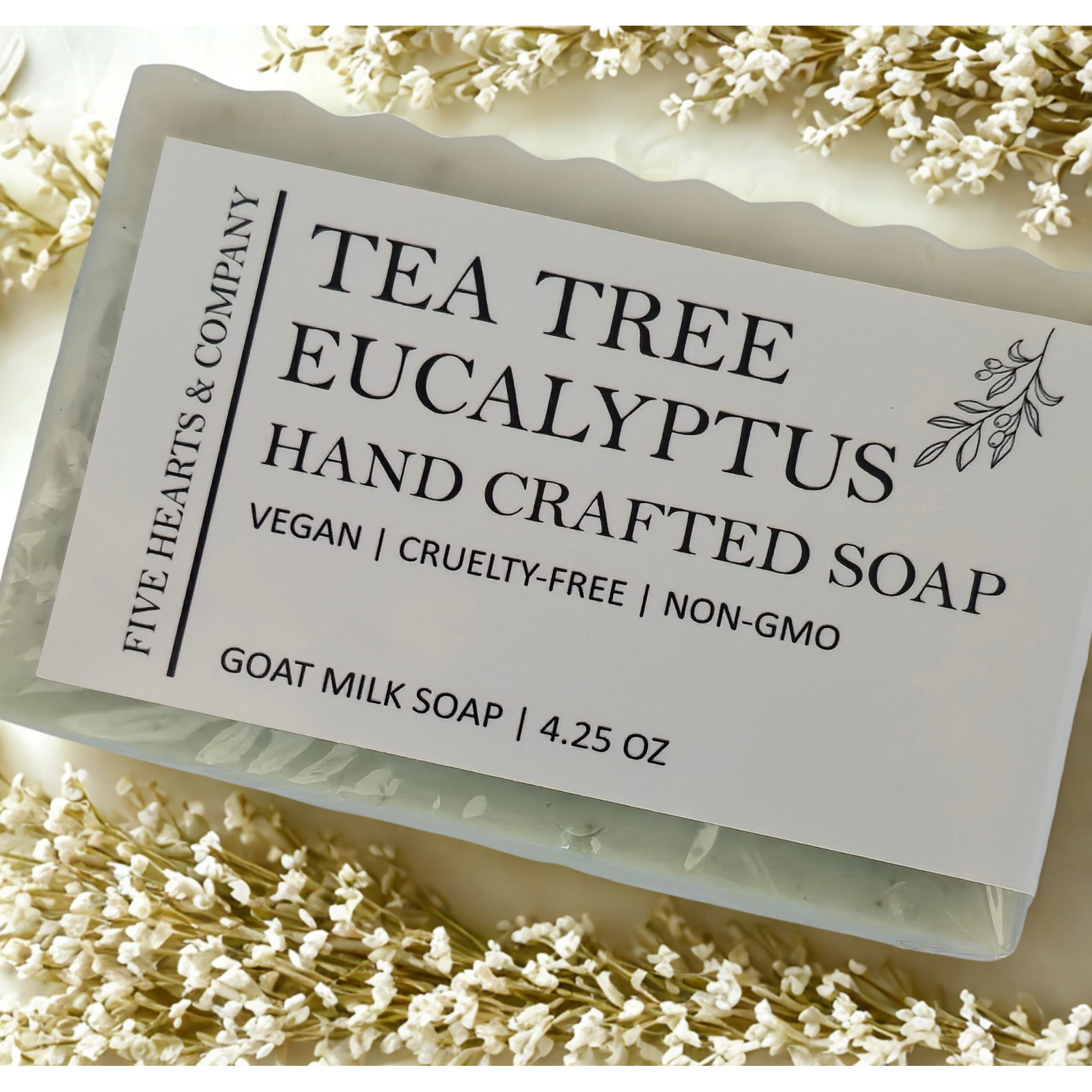 Tea Tree Eucalyptus Handcrafted Soap (4.5 oz bar)