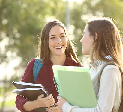 Students Talking Outdoors