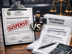 CERTIFICADO DE REGISTRO CADASTRAL x DOCUMENTOS: E QUANDO O CERTIFICADO DE REGISTRO CADASTRAL É "SUSPENSO PARA ANÁLISE"? NÃO POSSO MAIS PARTICIPAR DE LICITAÇÕES?