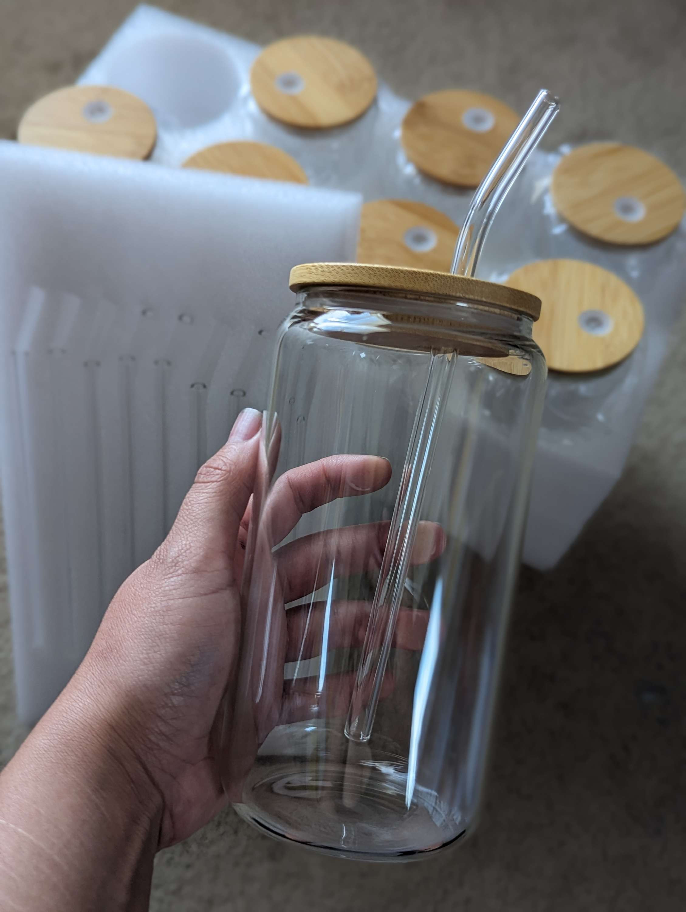 Custom Glass Cup