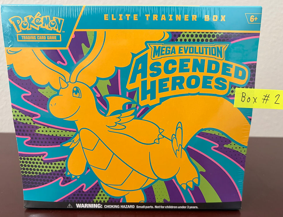 Pokemon B Grade - Ascended Heroes ETB #2 - SEE PICTURE/DESCRIPTION