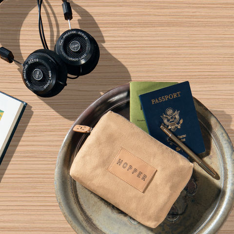 jetblue amenity kit made in partnership with hayward and hopper, usa brand, local brand, kits are collectible and reusable
