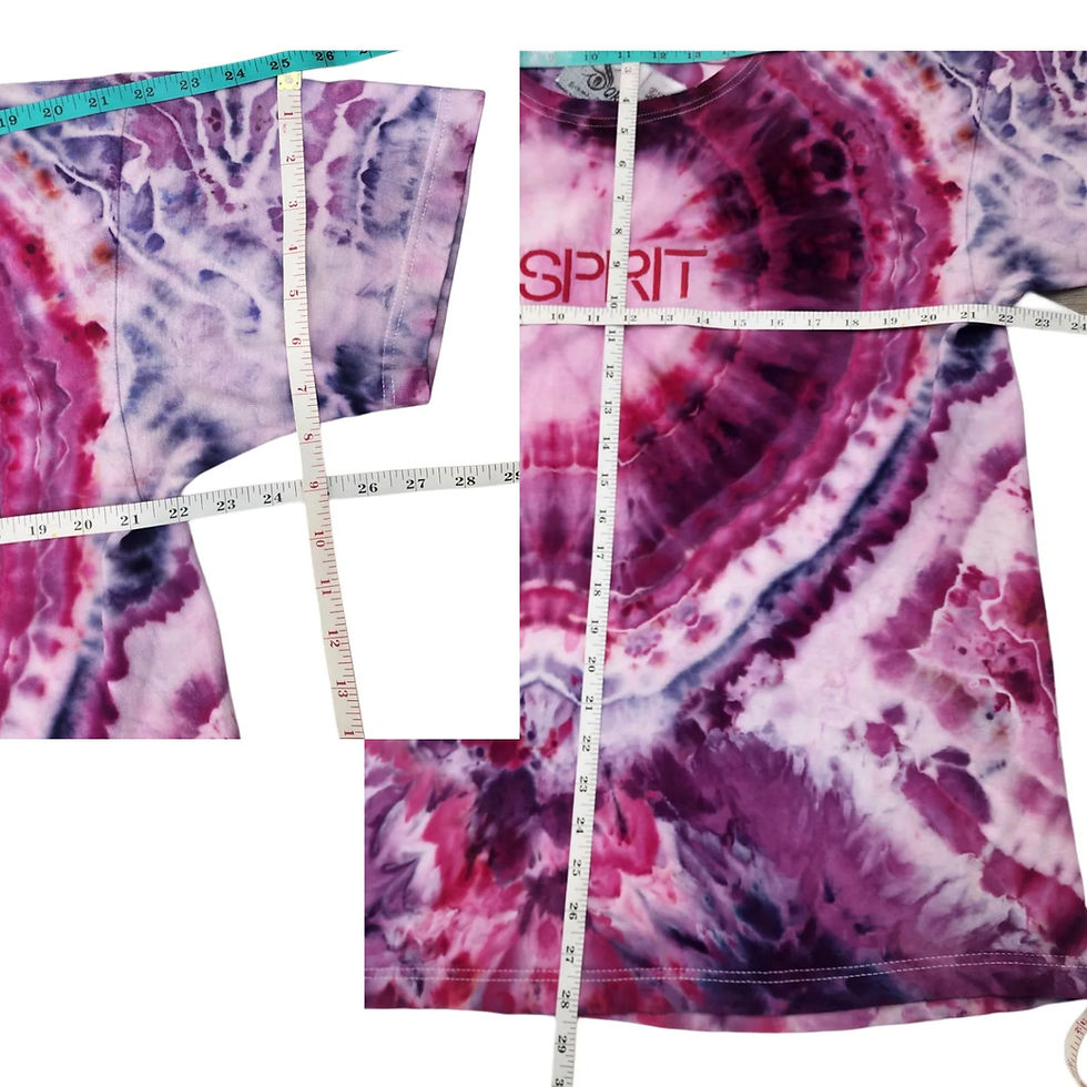 Thumbnail: Measurements for upcycled esprit tees.