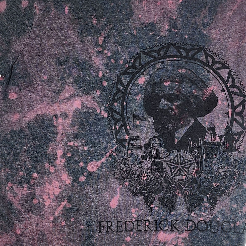 Thumbnail: Close-up of Frederick Douglass portrait graphic on the front.