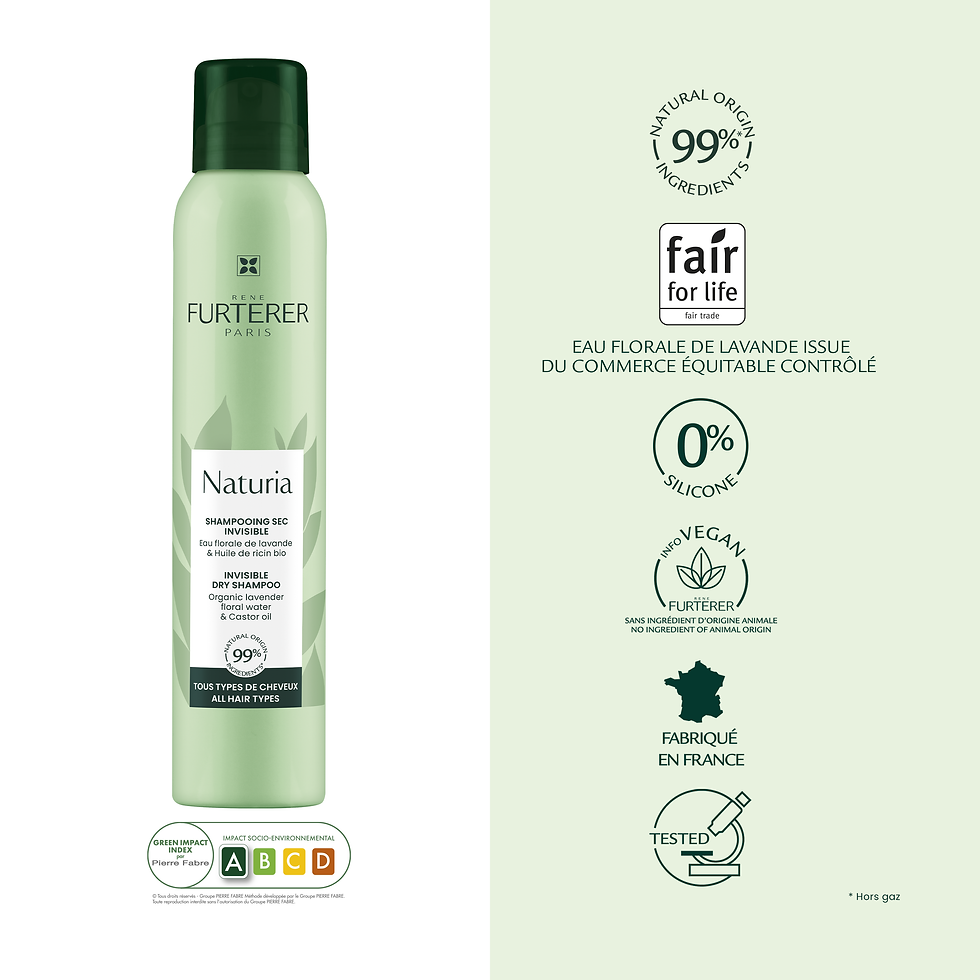 Miniature : De Neuville - Rene Furterer - Naturia - Shampooing Sec Invisible 200ml - Force