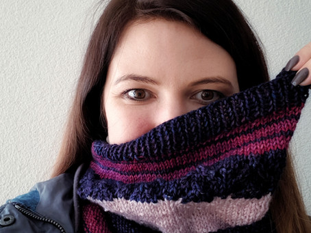Mein 3 Color Cashmere Cowl ist fertig!