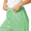 Thumbnail: Dull Green Color of the Genderfloren Flag Women's Pajama Pants