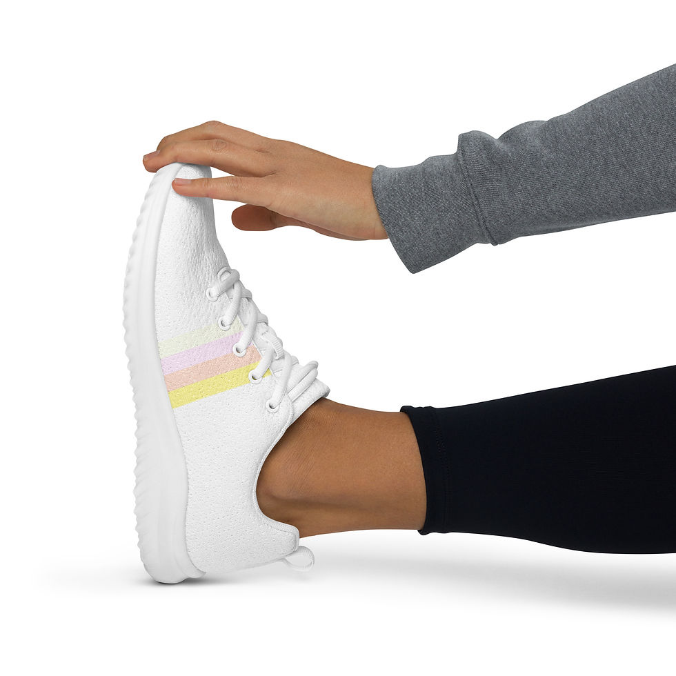 Thumbnail: Pangender Flag Colors Women’s athletic shoes