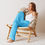 Thumbnail: Light Blue Color of the Transgender Flag Women's Pajama Pants