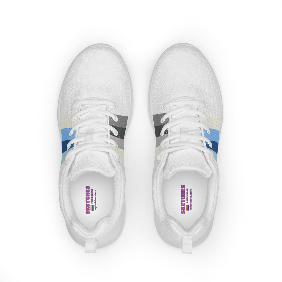 Thumbnail: Faunflux Flag Colors Men’s athletic shoes