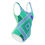 Thumbnail: Greens and Blues of the Pride Flags Colors One-Piece Swimsuit