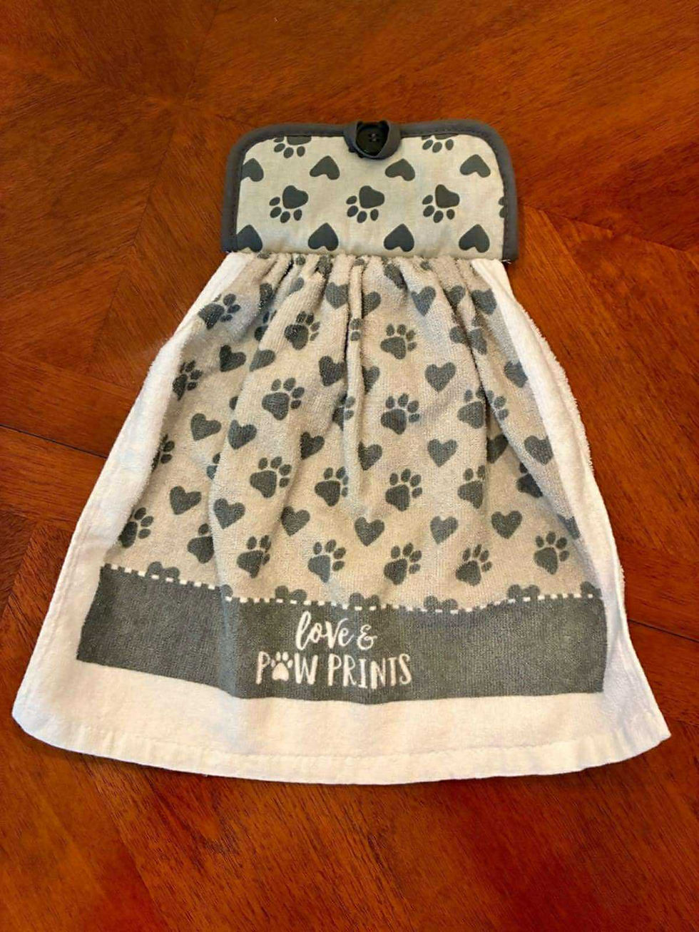 Kitchen Towel with Pot Holder